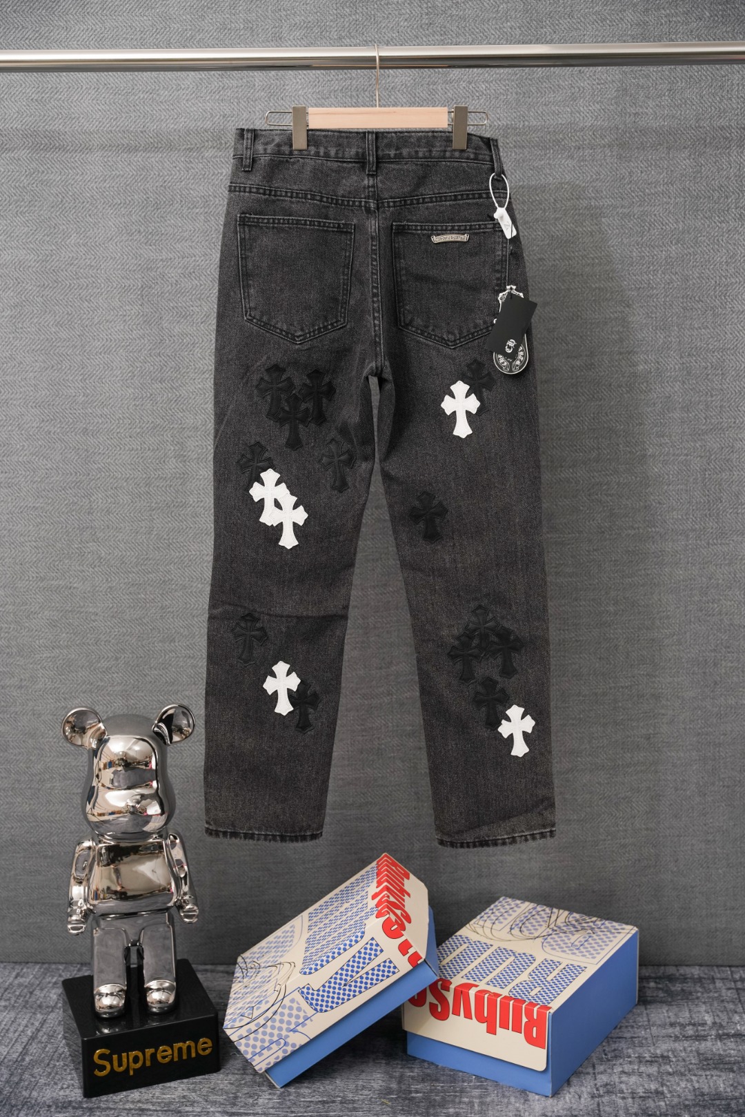 90_Chrome Heart Jeans