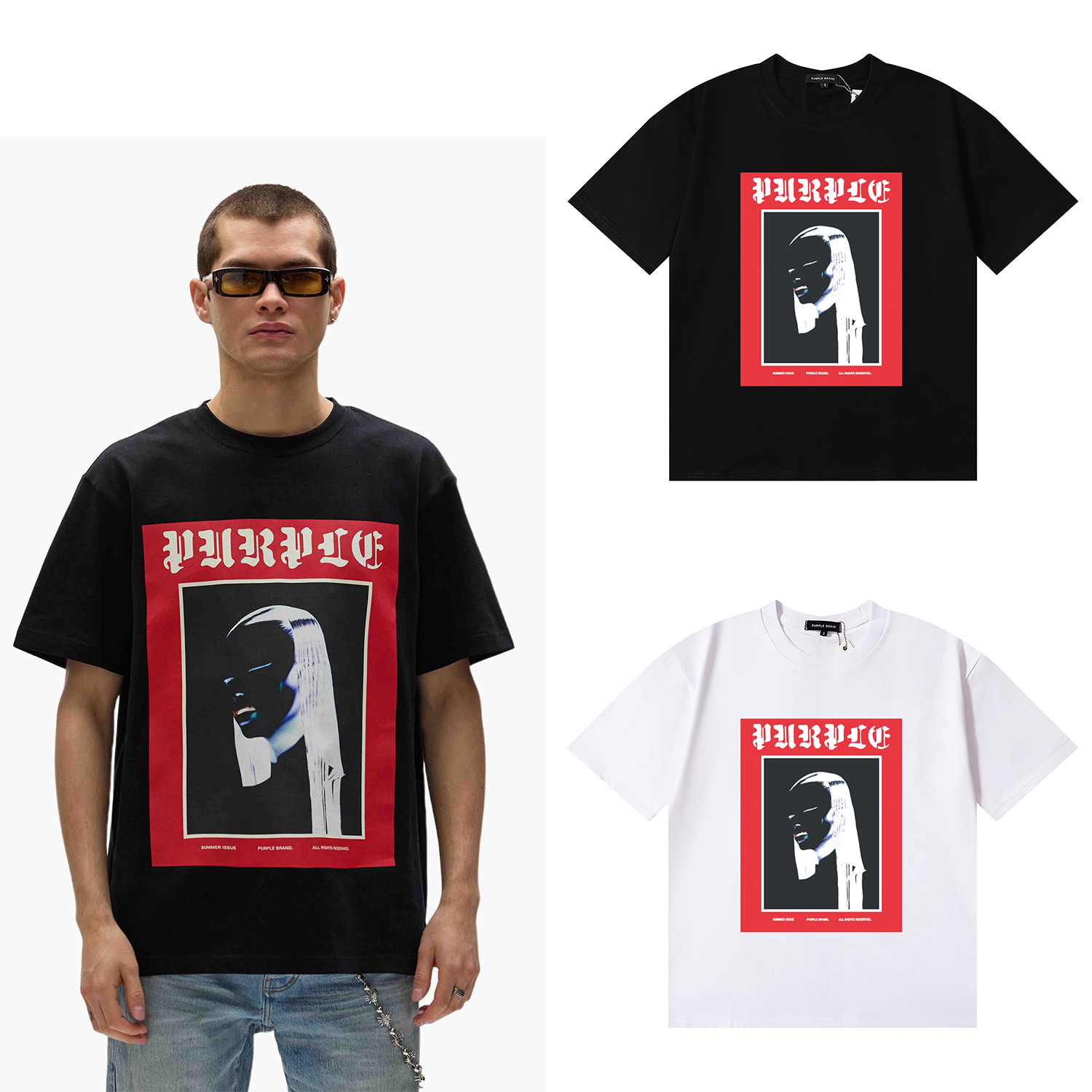 101_Purple Brand T-shirt