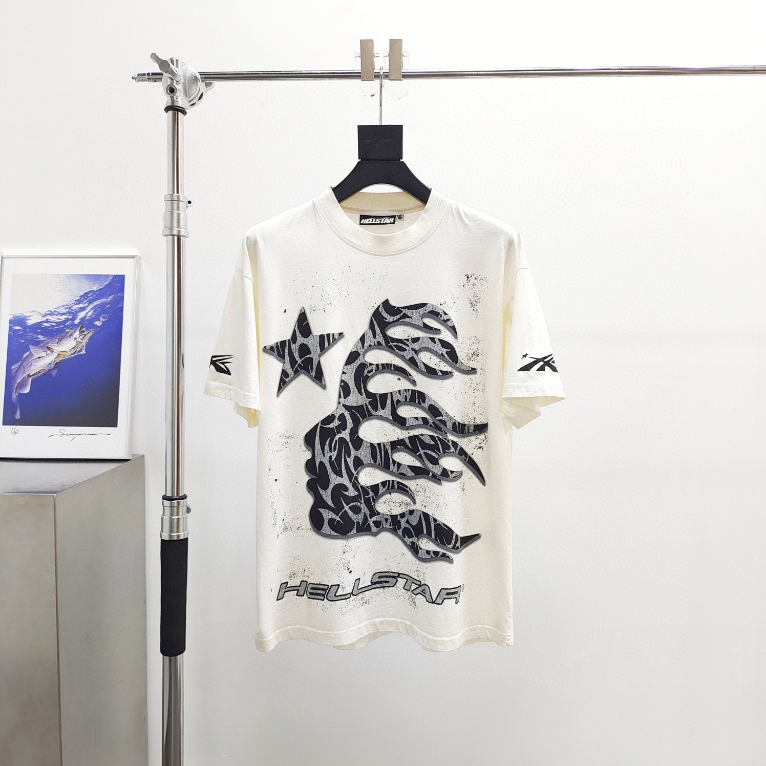 67_[1:1 NFC tag quality] Hellstar T-shirt