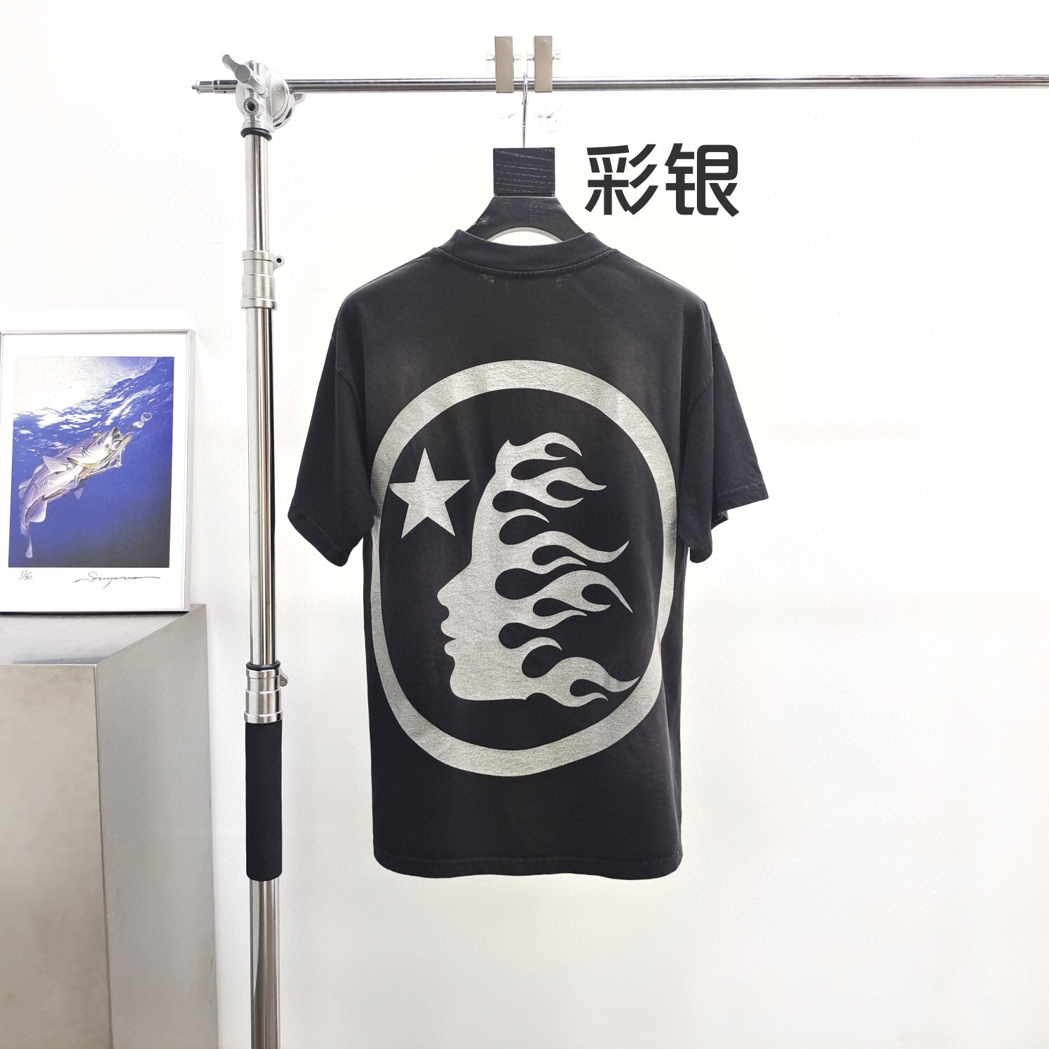 63_[1:1 NFC tag quality] Hellstar T-shirt