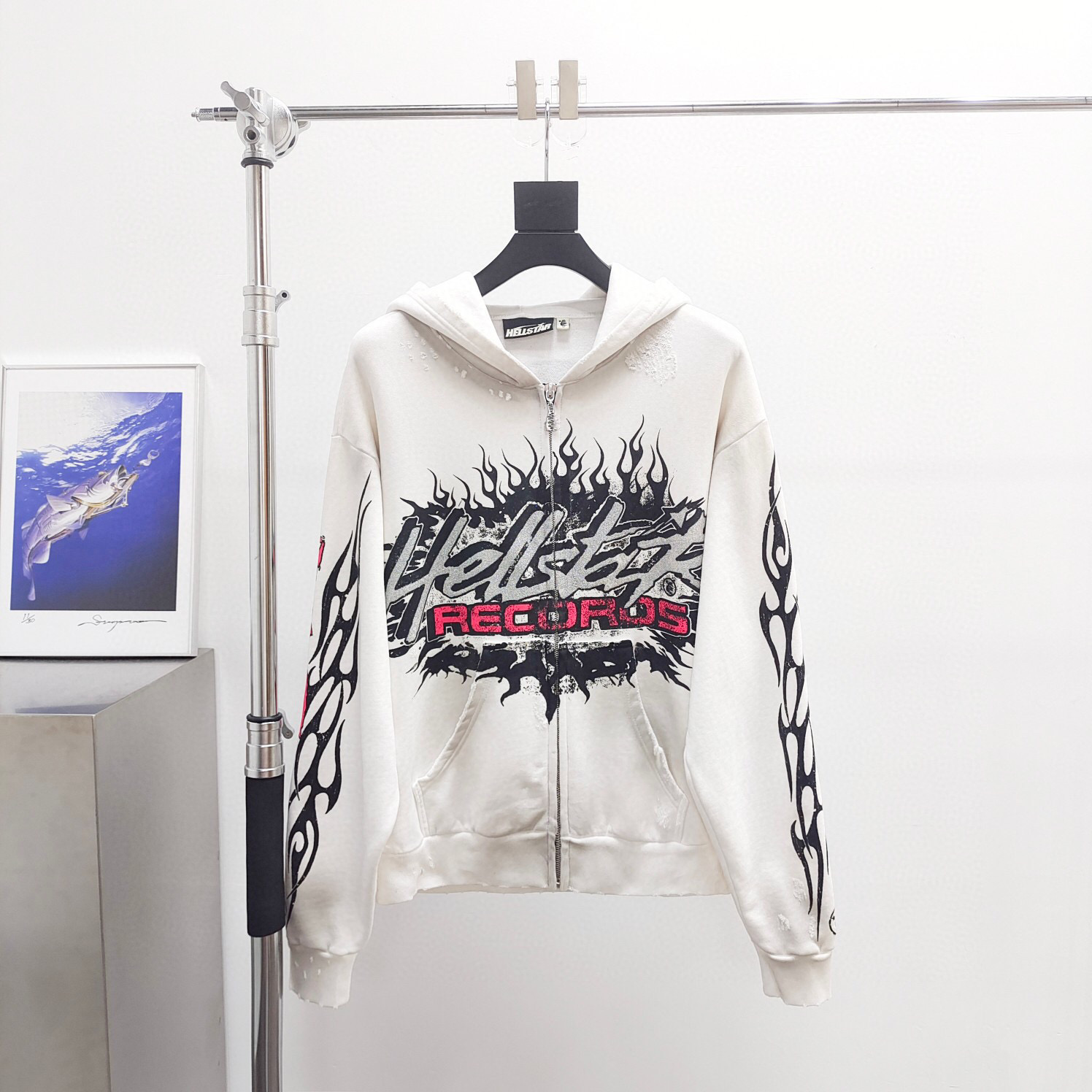 110_[1:1 NFC tag quality] Hellstar Hoodie