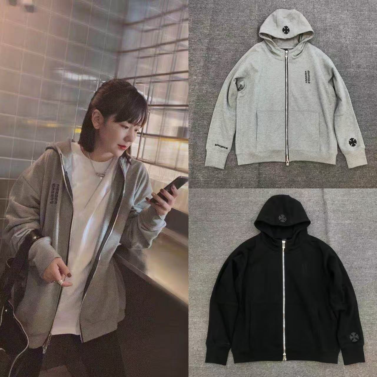 97_[1:1 quality] Chrome Heart hoodie