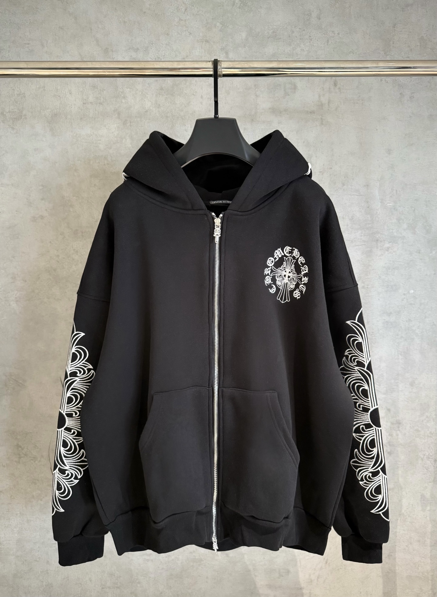 98_Chrome Heart hoodie