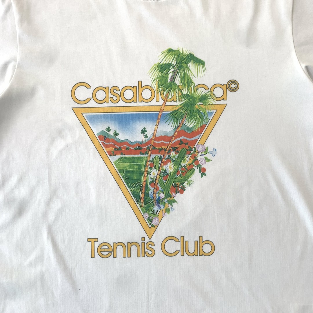 52_145 CASABLANCA T-shirt Two Colors