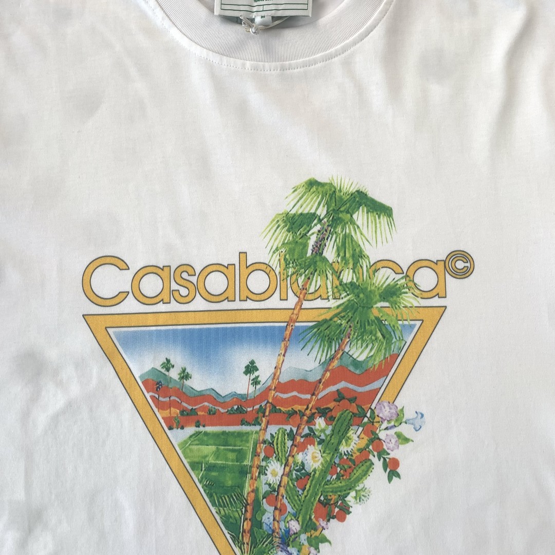 52_145 CASABLANCA T-shirt Two Colors