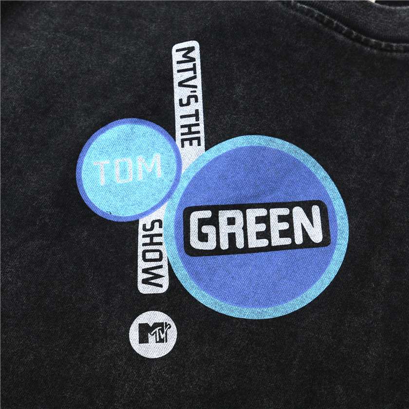 71_88 GALLERY DEPT.字母人像印花短袖T恤 黑色 S-XL