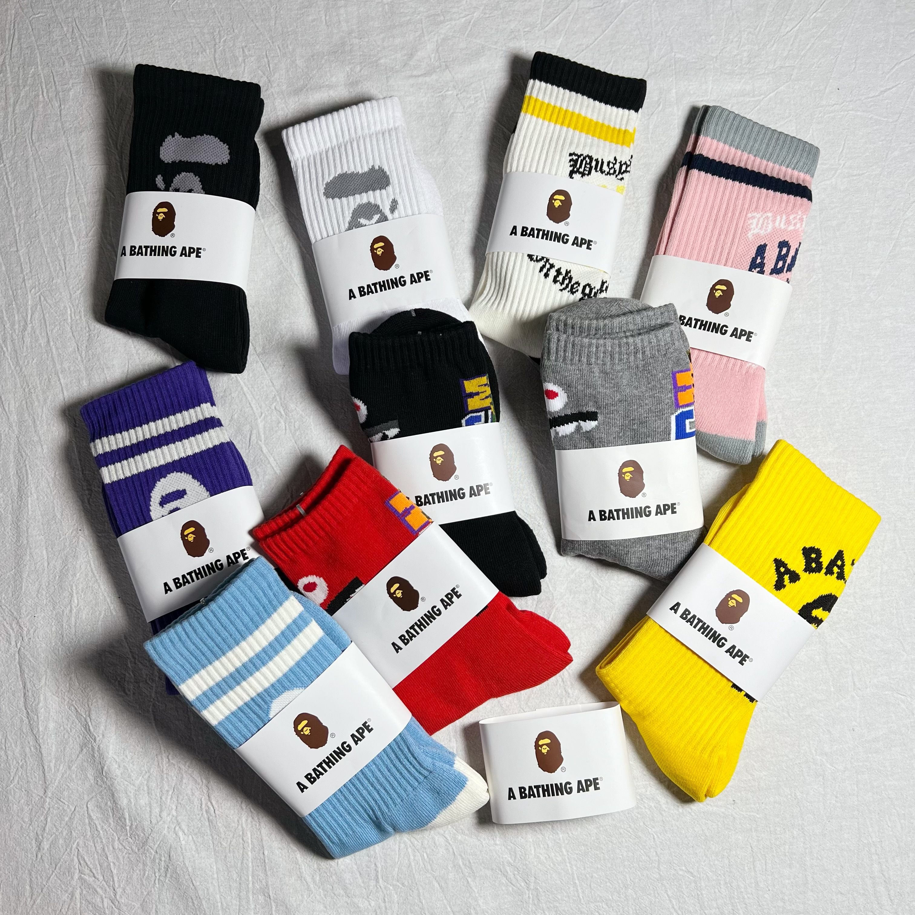 10_ Bape Socks