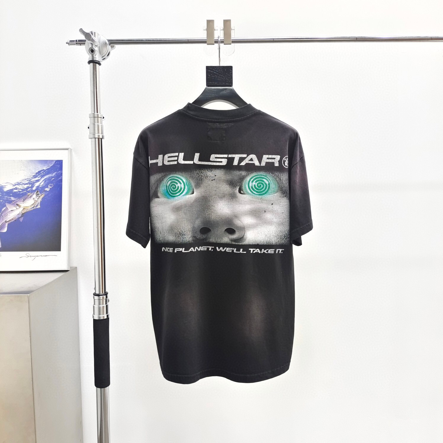 68_[1:1 NFC tag quality] Hellstar T-shirt
