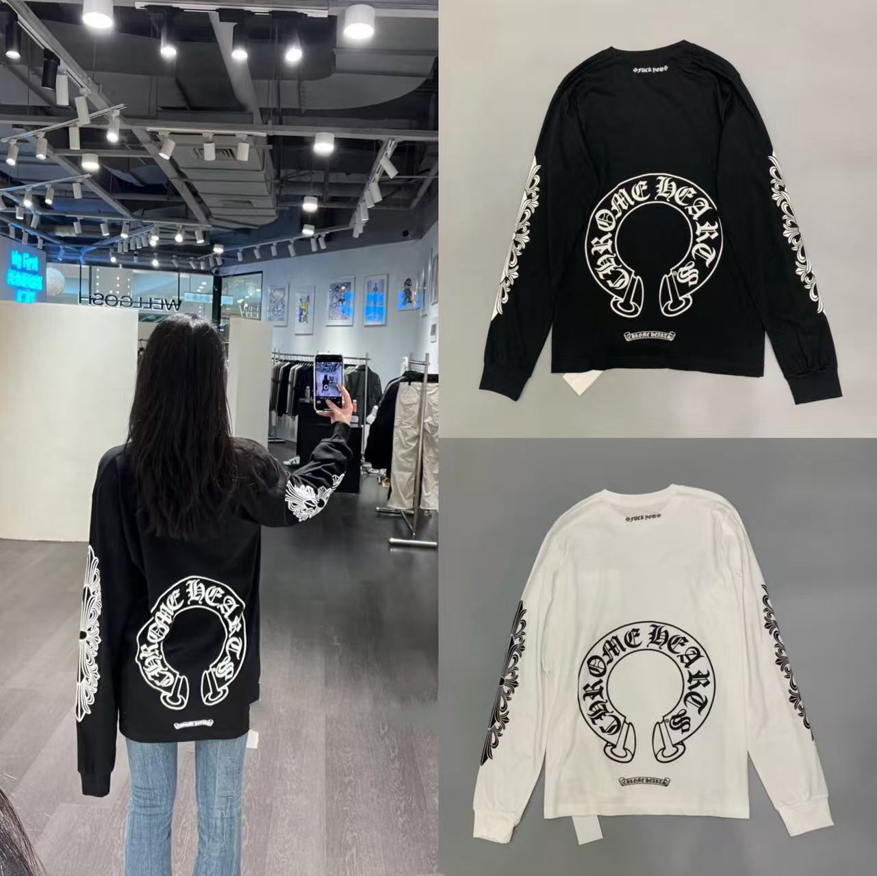 98_[1:1 quality] Chrome Heart Longsleeves