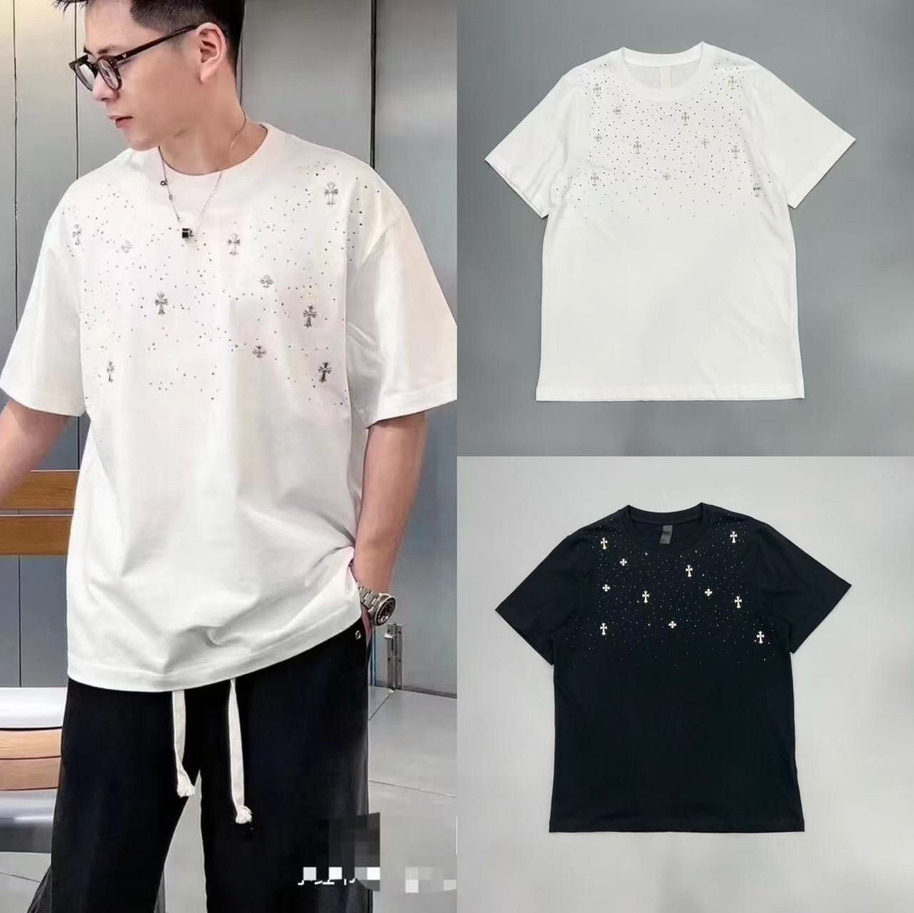 50_[1:1 quality] Chrome Heart T-shirt